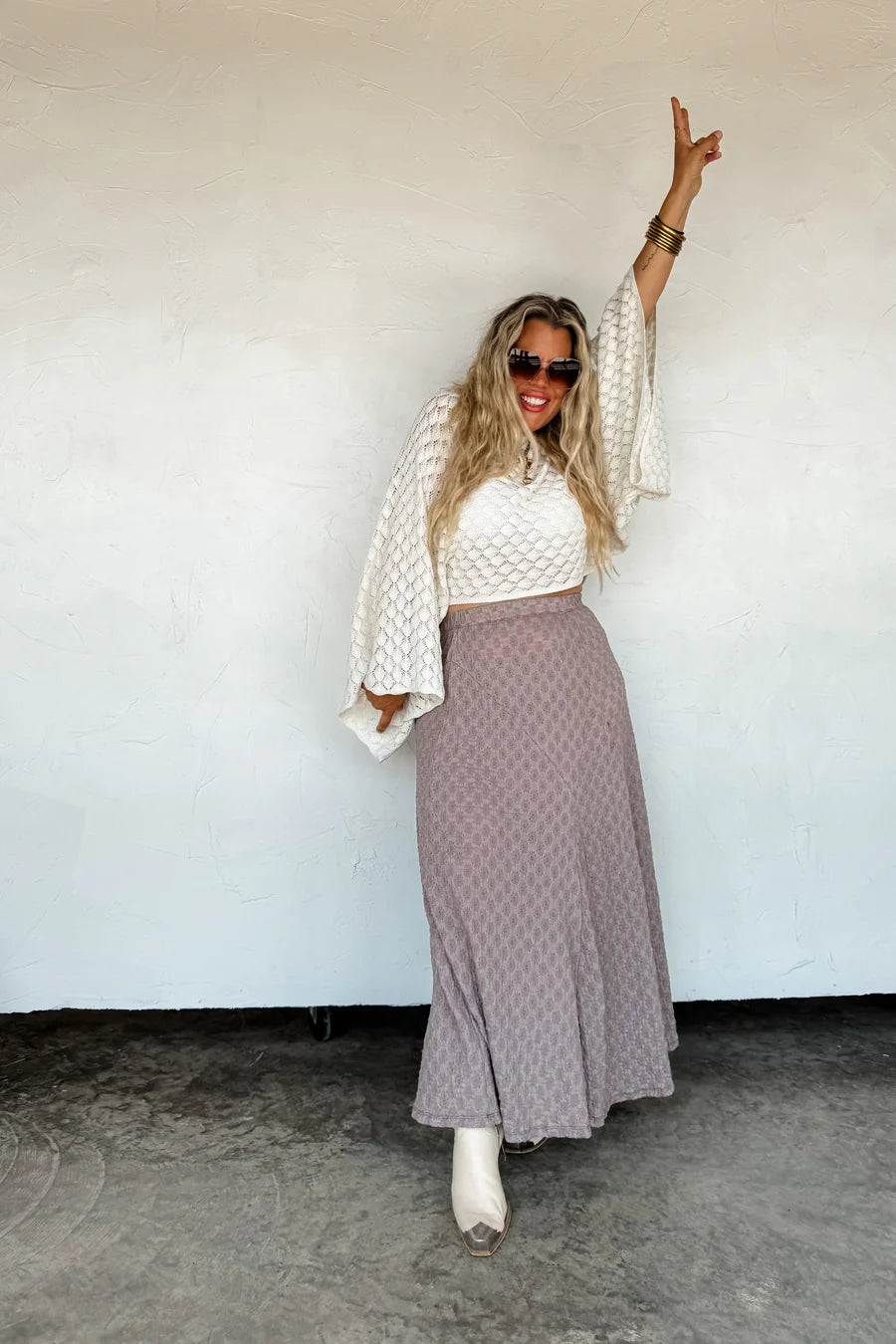 Mocha Lace Skirt
