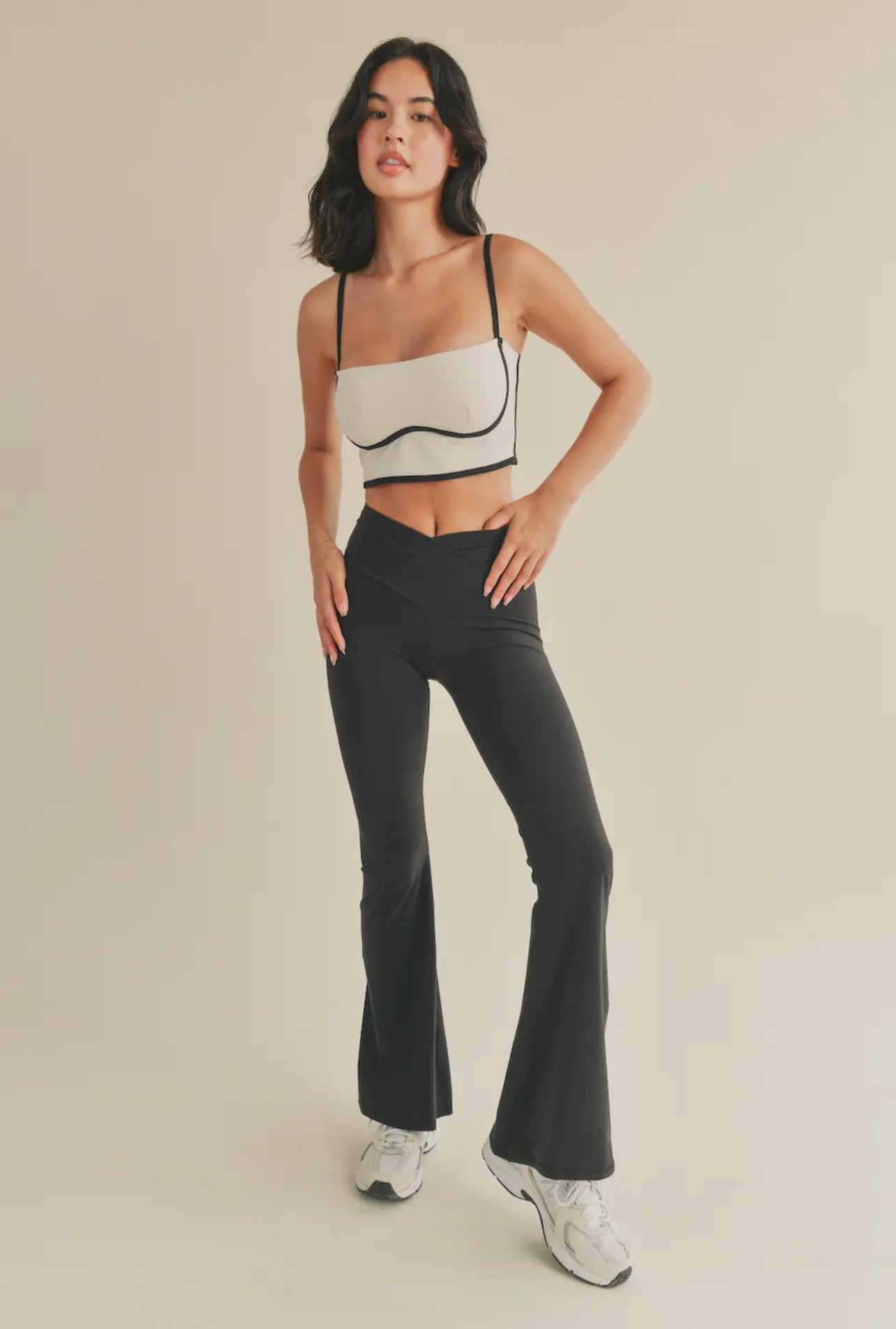Cream Sculpting Bra Tank