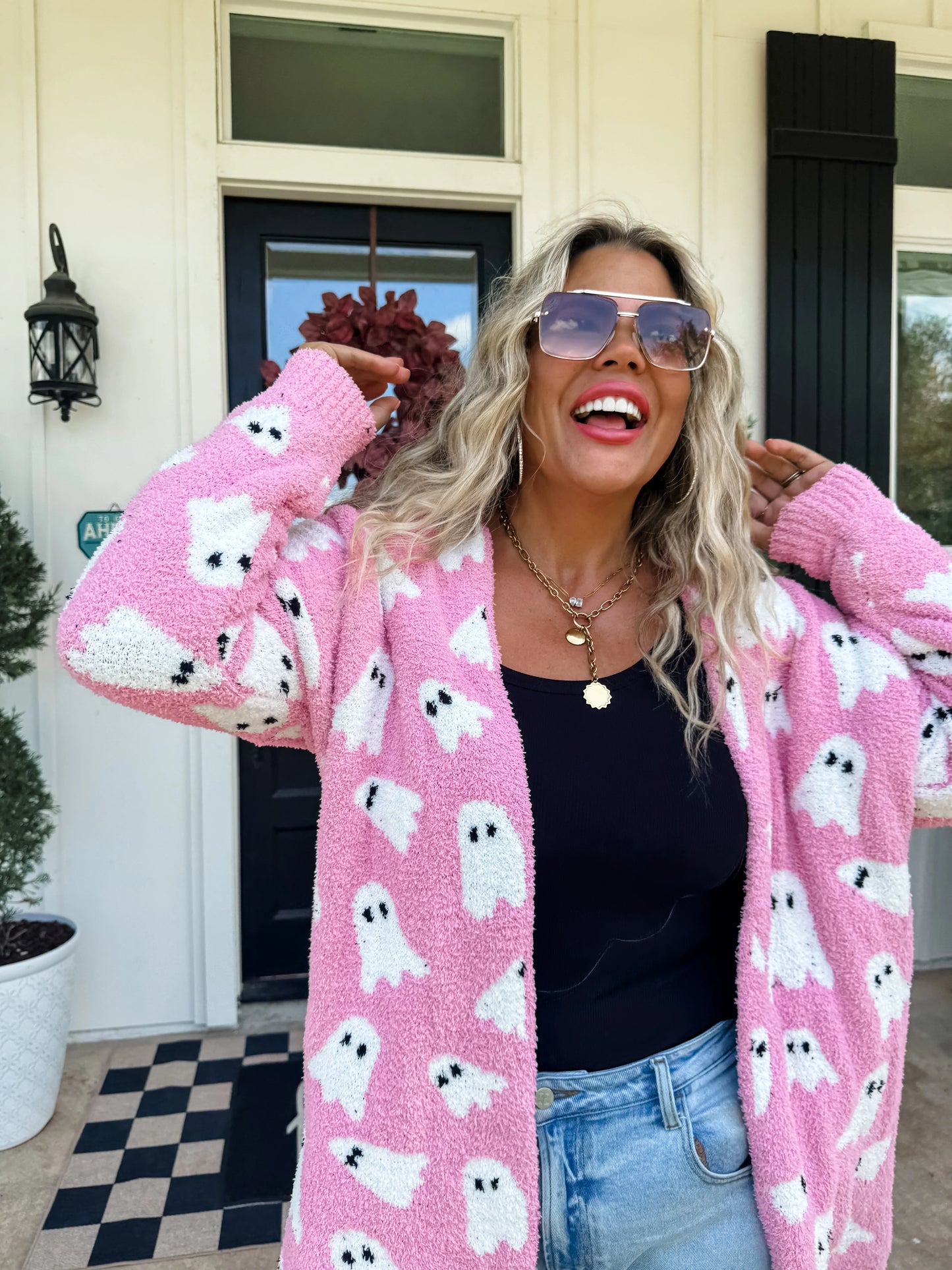Pink Ghost Cloud Cardigan [[PRE-ORDER]]