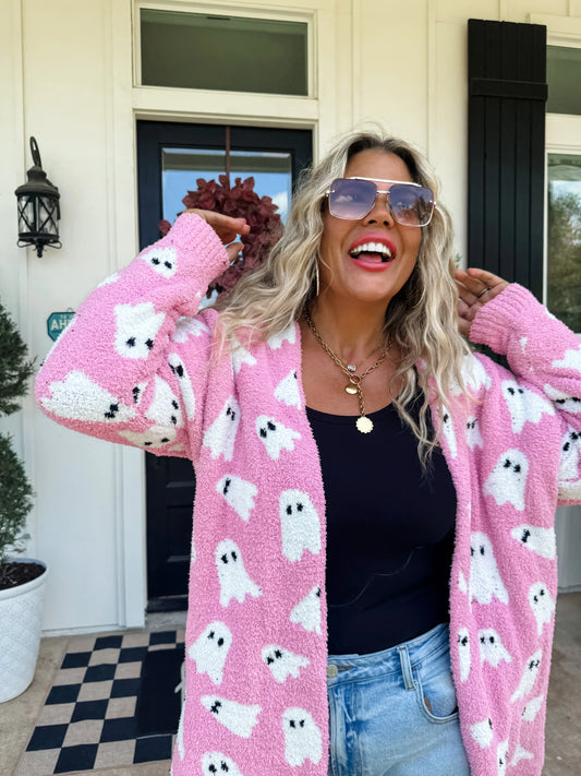 Pink Ghost Cloud Cardigan [[PRE-ORDER]]