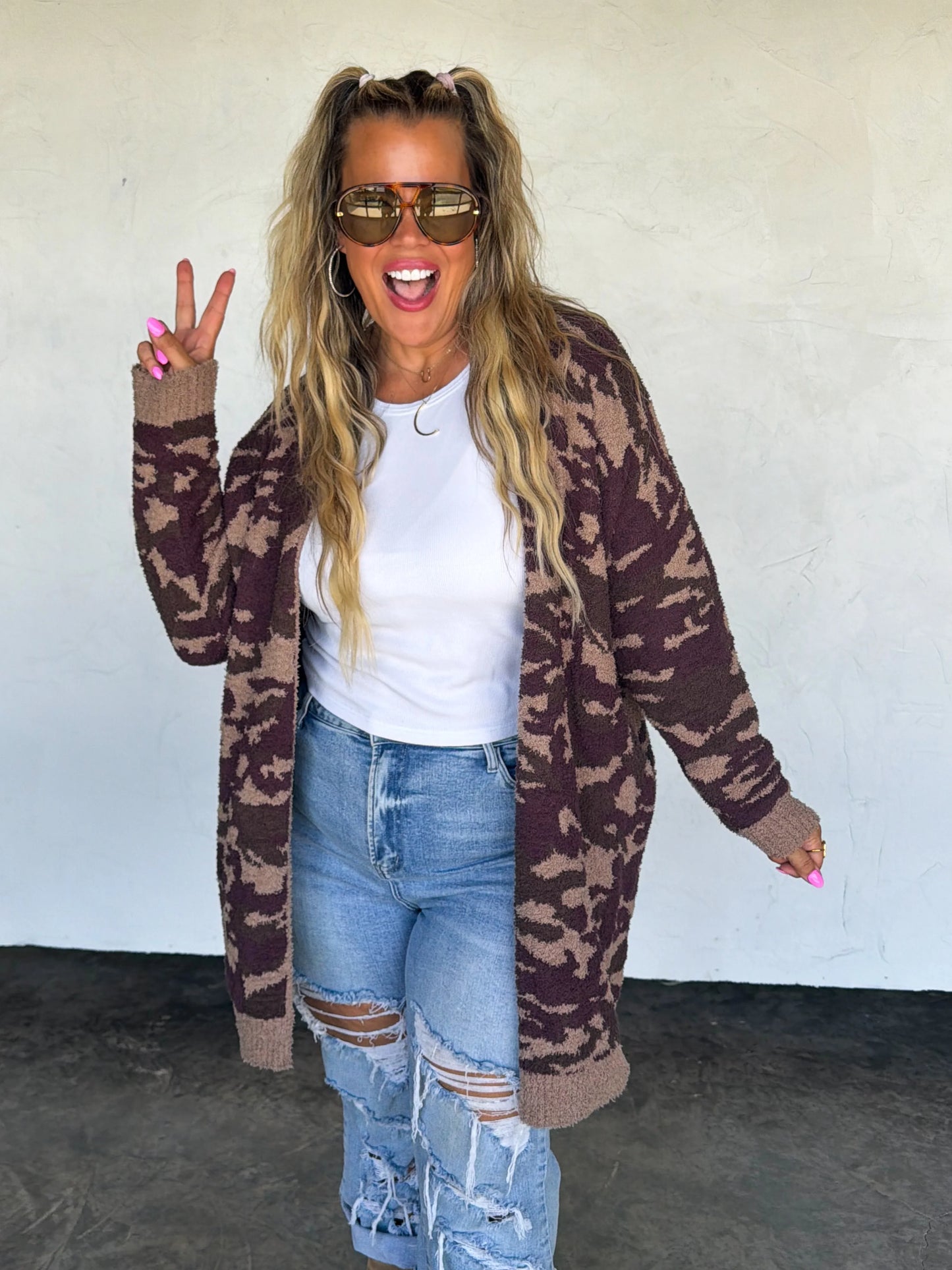 Camo Cloud Cardigan [ETA end of August]