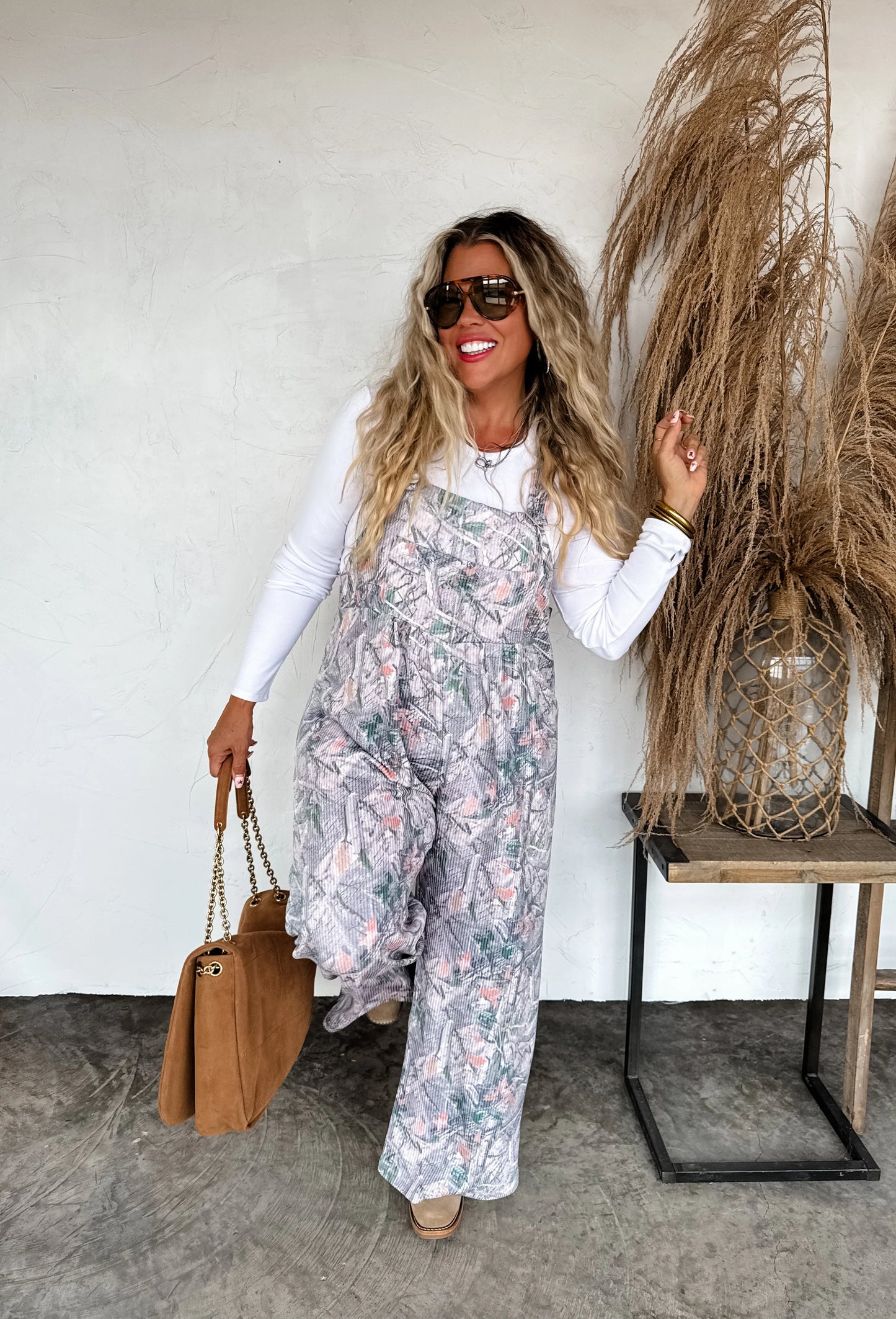 Fall Print Karli Overalls [[PRE-ORDER]]