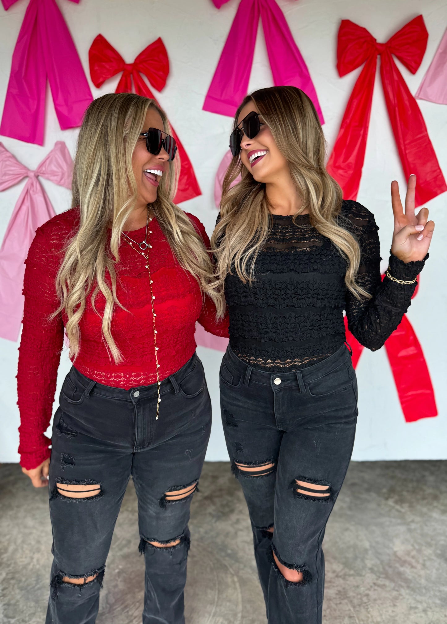 Wine Rosalie Lace Top [[PRE-ORDER ETA 1st week of Jan]]