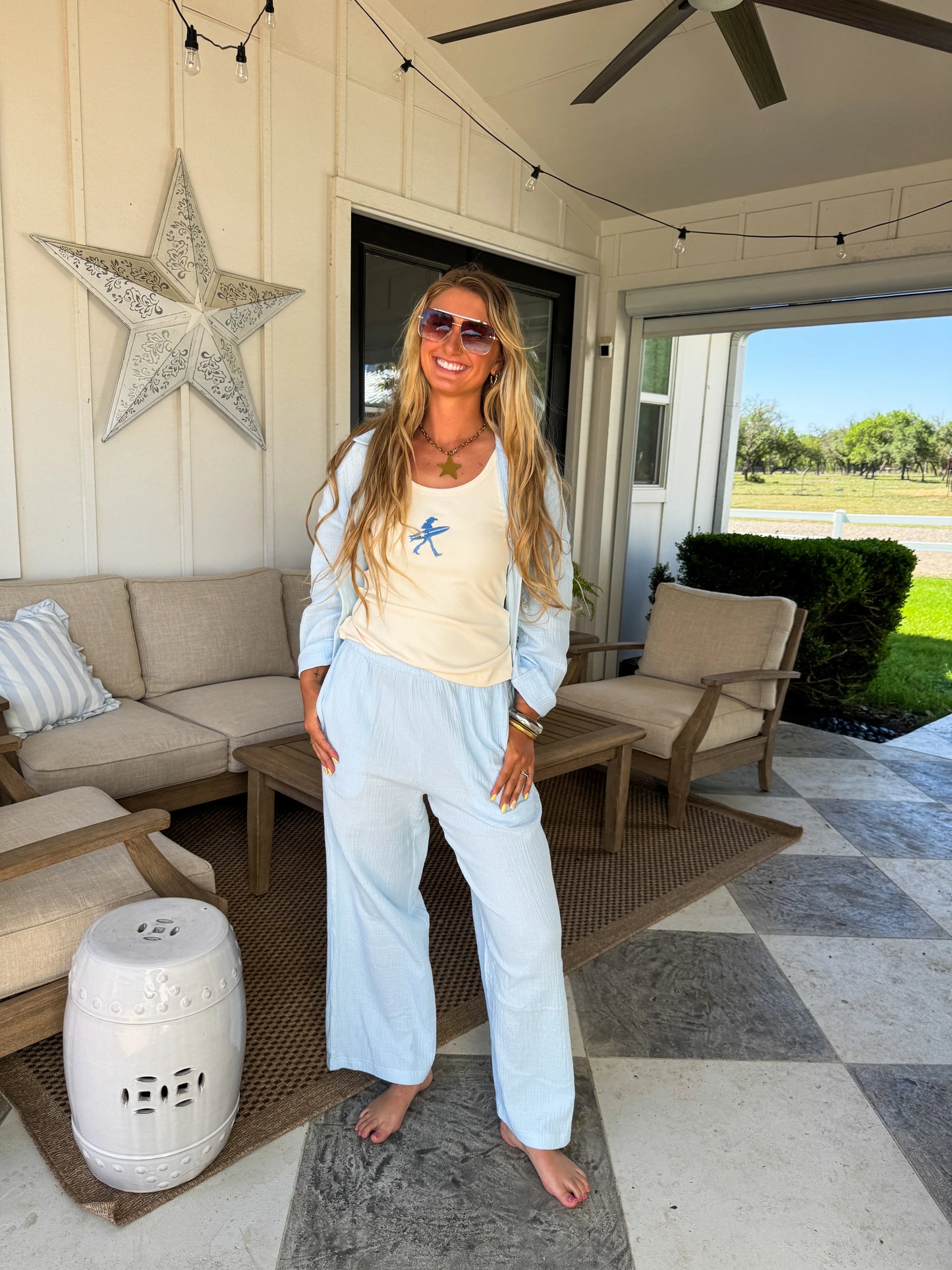 Blue Coastal Breeze Gauze Set [[ETA end of June]]