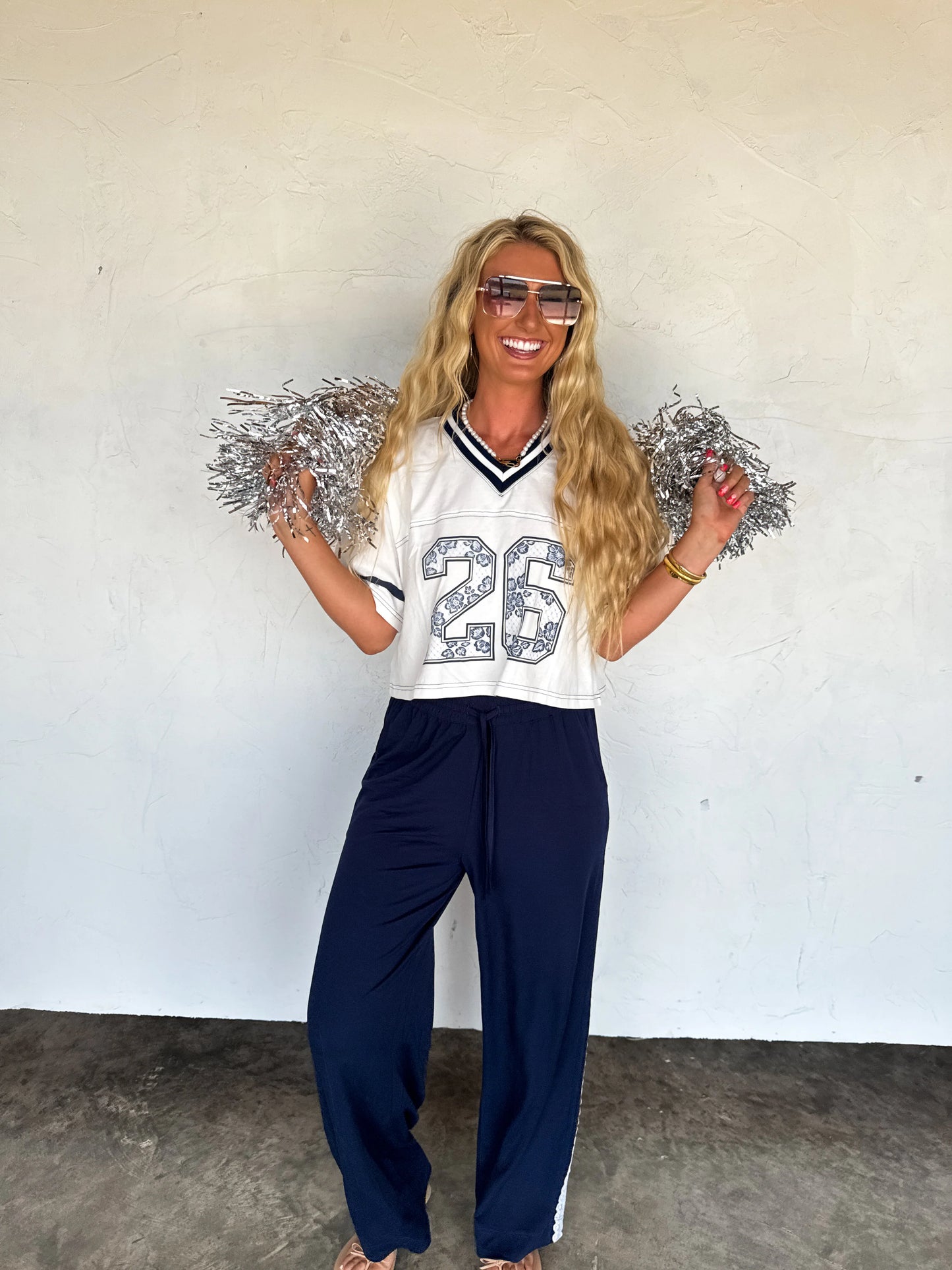 Rally Girl Track Pants in Blue