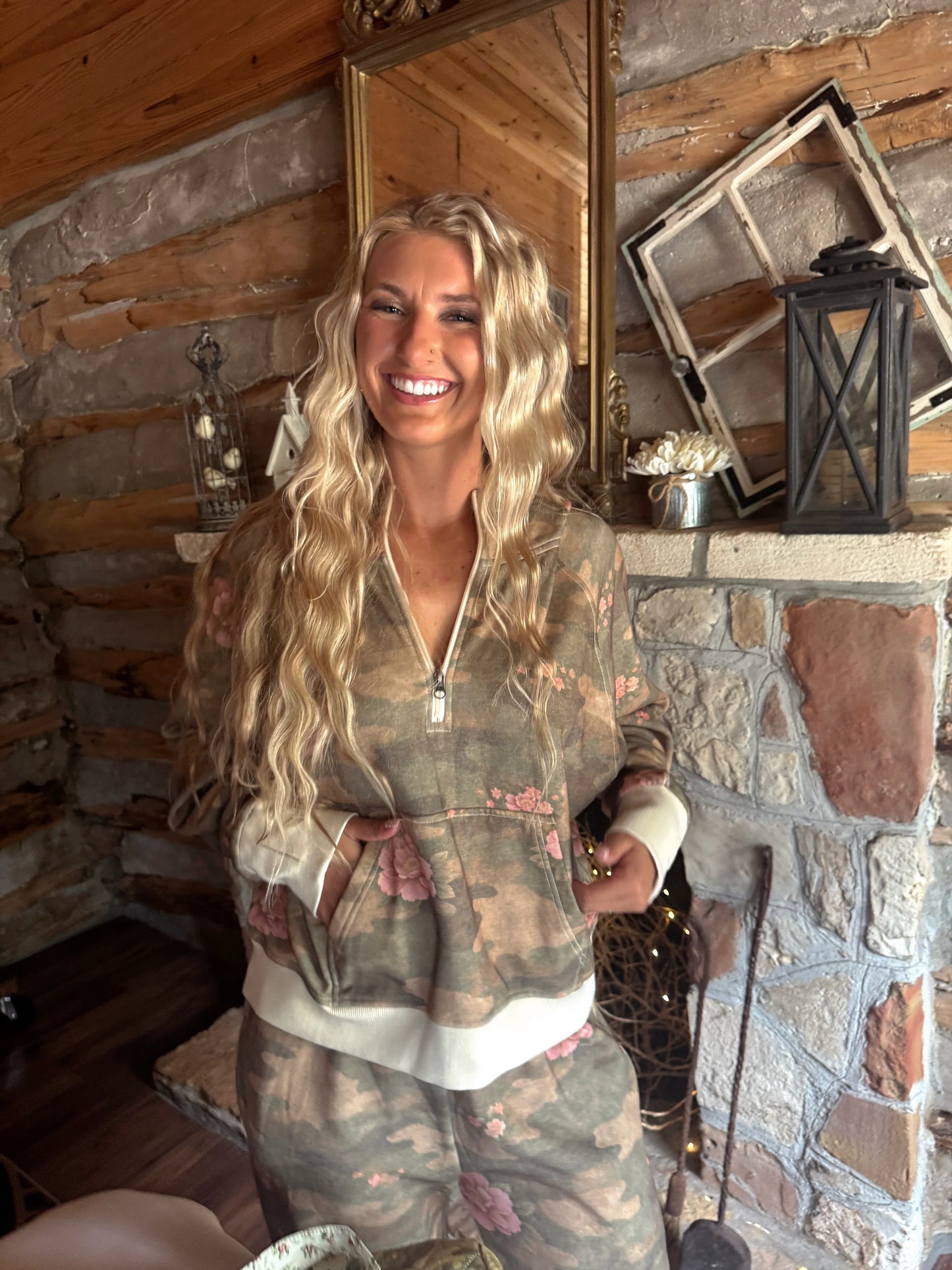 Camo/Floral Easy Does It Pullover [ETA Early September]