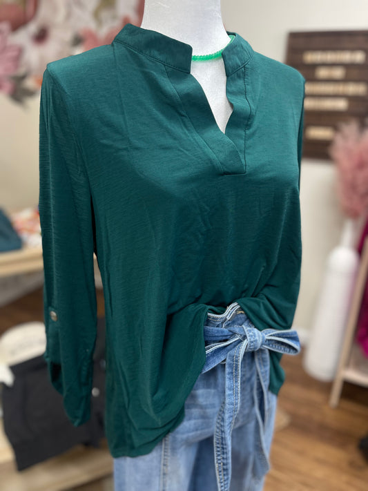 Jewel Green Lizzy Blouse