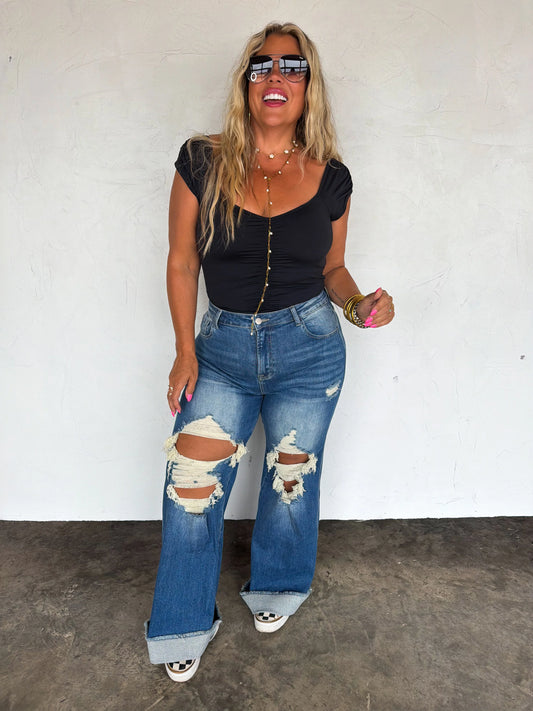 Distressed Jeans