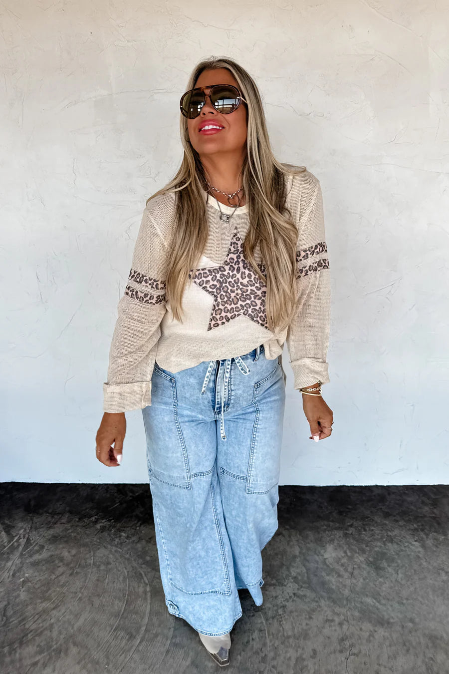 Cheetah/Camo Mellow Mesh Top [[PRE-ORDER: ETA end of December]]
