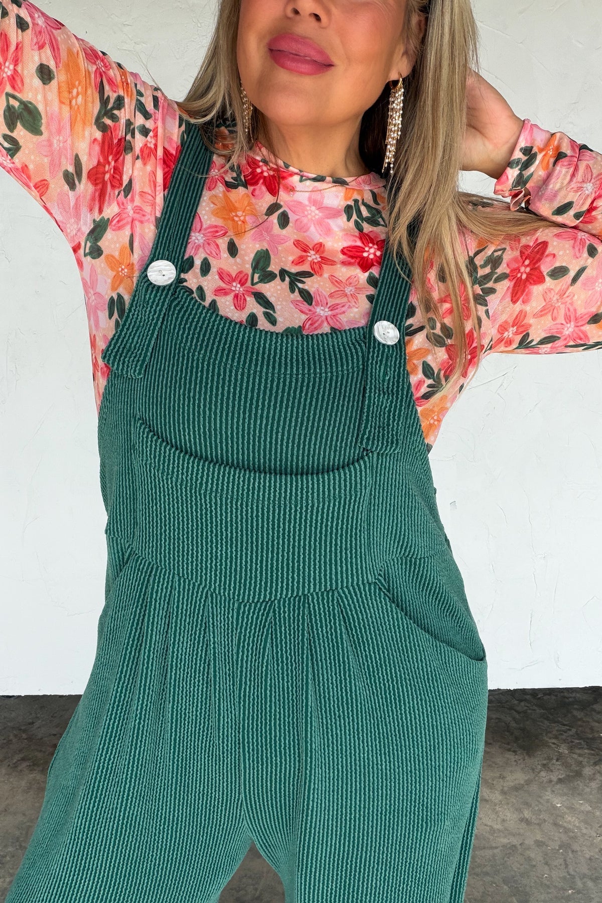 WINTER KARLI OVERALLS HUNTER GREEN