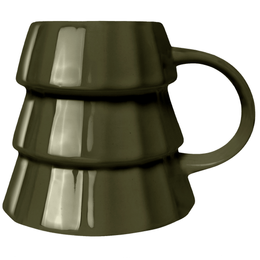 Green Tree 17 oz Figural Coffee Mug