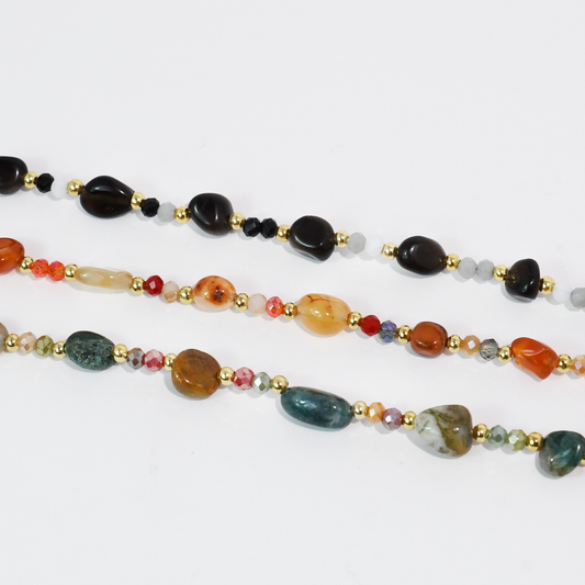 Colors of Autumn Beads Necklace