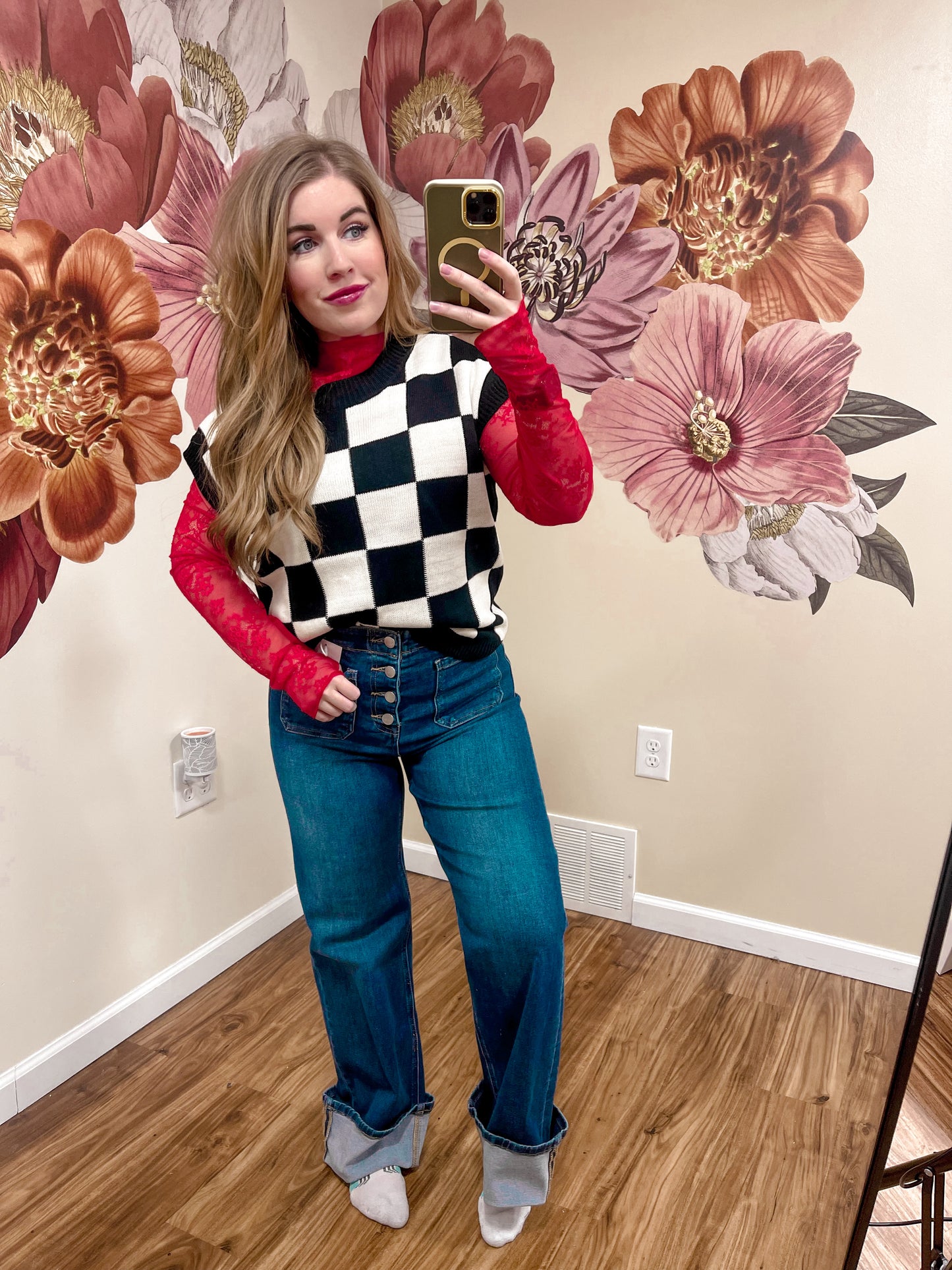 Checkered Sweater