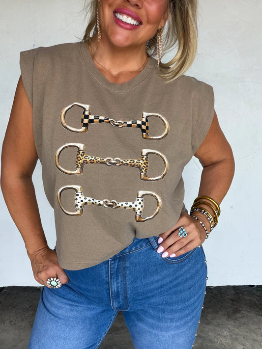 Horse Bit Graphic Tee