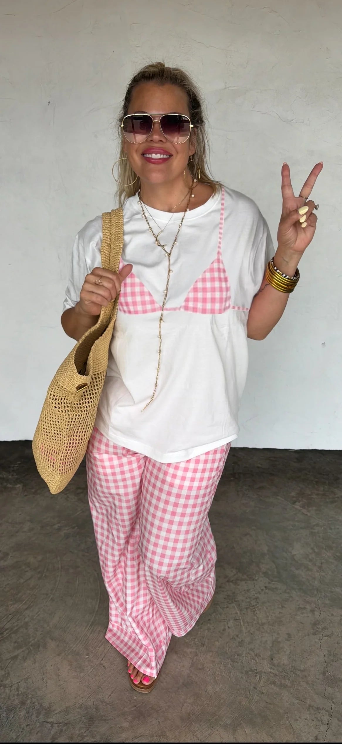 Sandy Toes Pink Bikini Tee [[PRE-ORDER]]