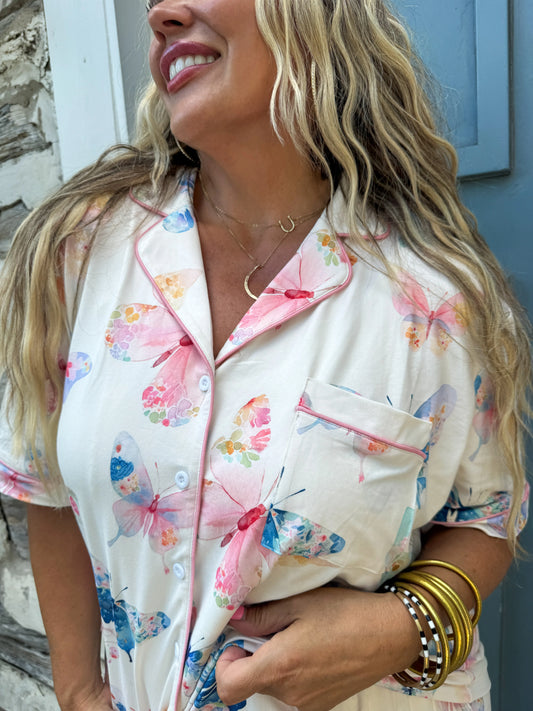 IN THE GARDEN LUXE BUTTERFLY PJ