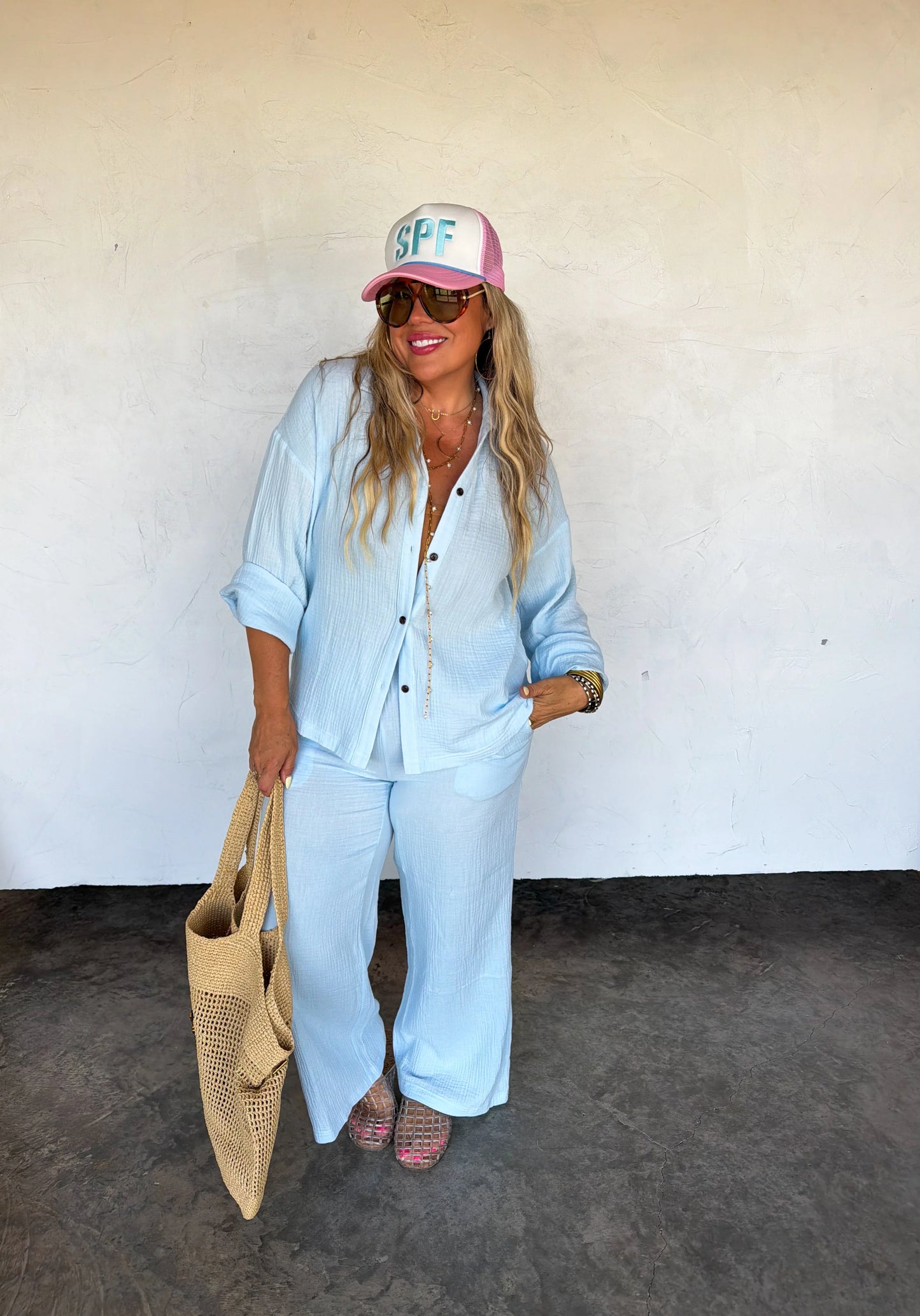 Blue Coastal Breeze Gauze Set [[ETA end of June]]