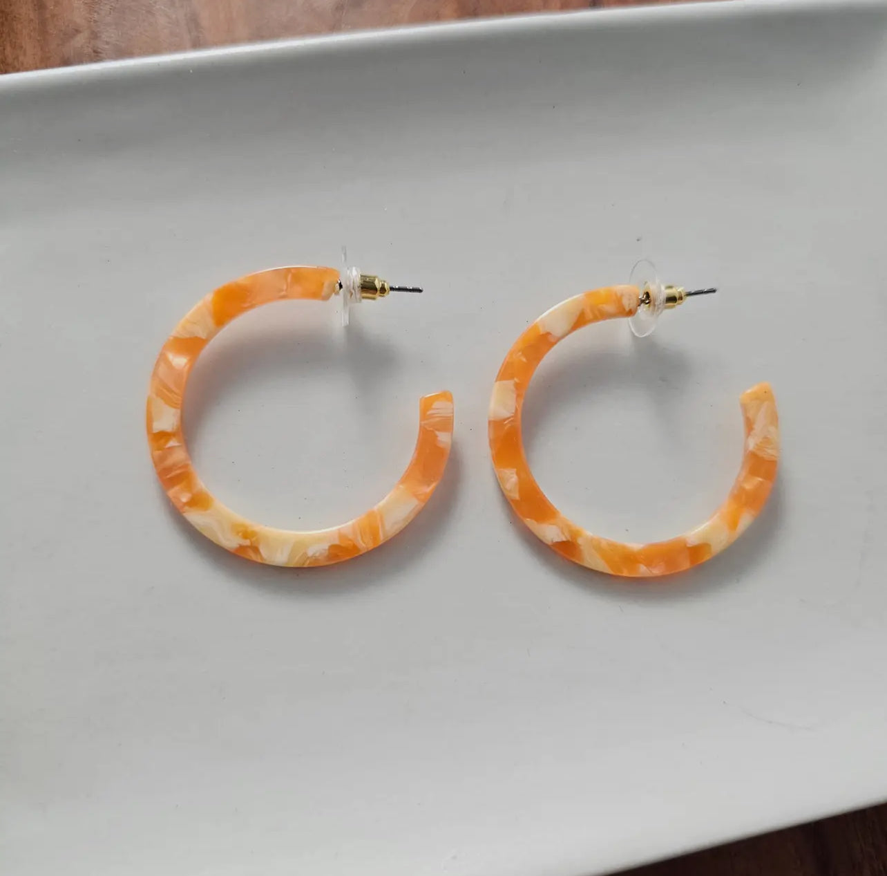 Orange Camy Hoops