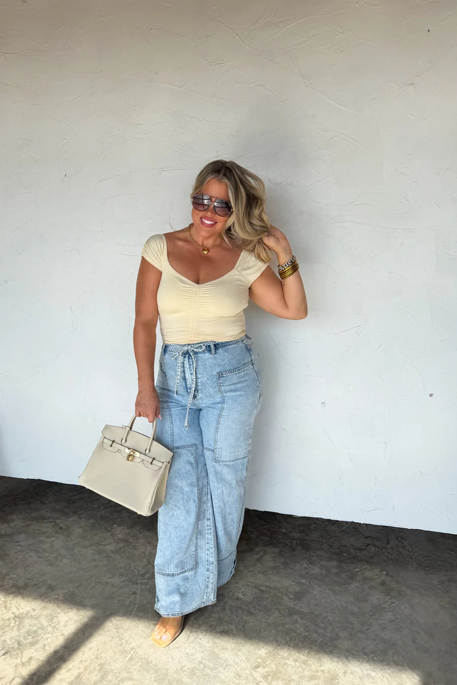 Ivory Cap Sleeve Top [[PRE-ORDER]]