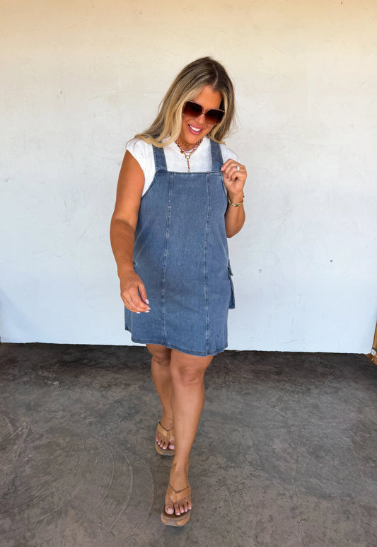 Denim Millie Overall Dress [[PRE-ORDER]]