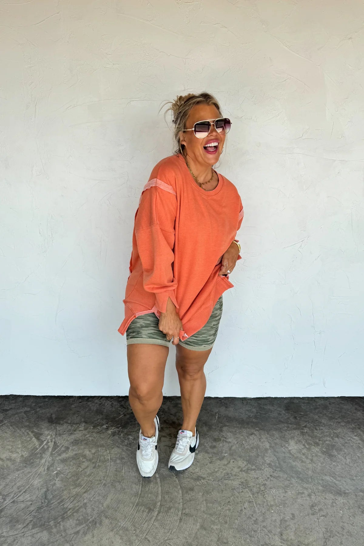 Orange Classic Crew Pullover [[PRE-ORDER]]
