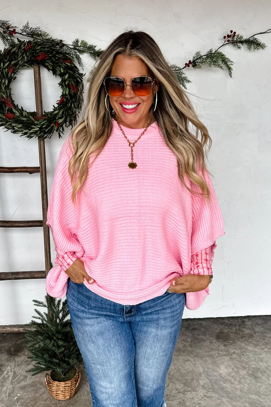 Meg Pullover in Pink [[PRE-ORDER]]
