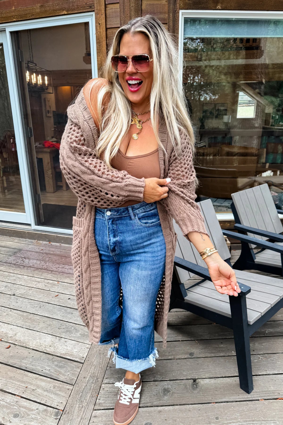 Brown Kandi’s Knit Cardigan [[PRE-ORDER]]
