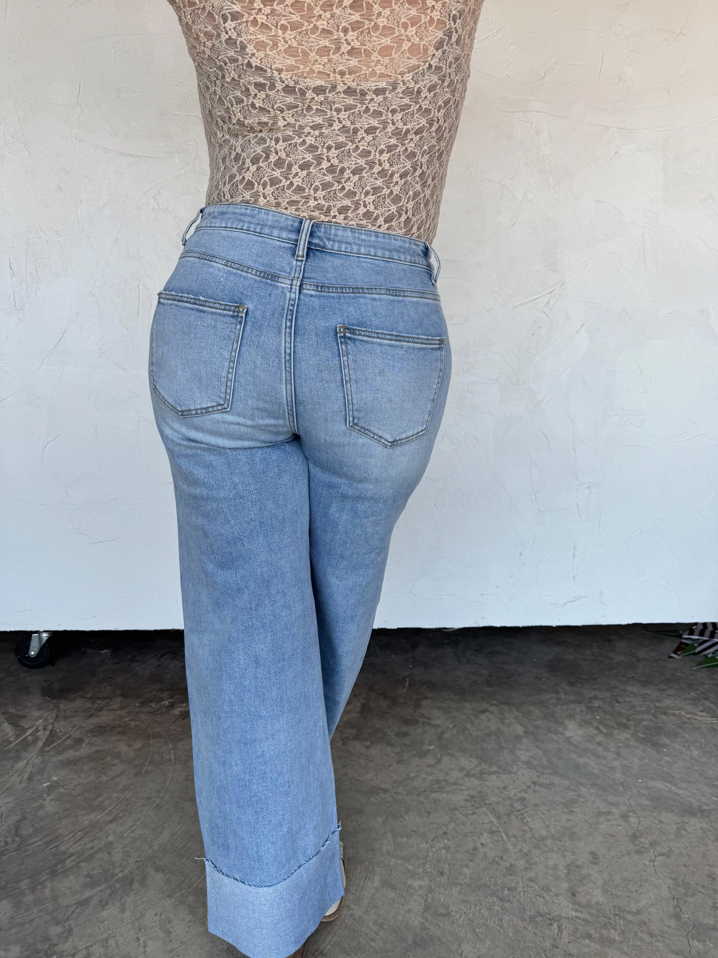 The Leni Wide Cuff Jean [[PRE-ORDER]]