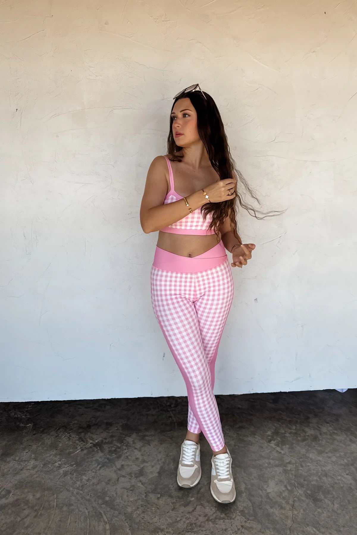 Pink Gingham On the Go Leggings [[PRE-ORDER]]