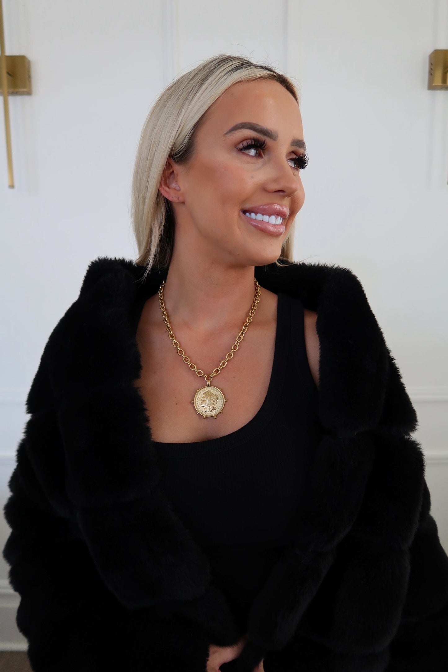 GOLD COIN NECKLACE