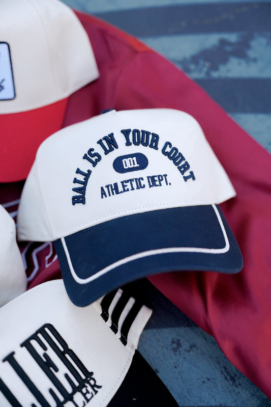 Ball is in your Court - Navy Vintage Trucker Hat