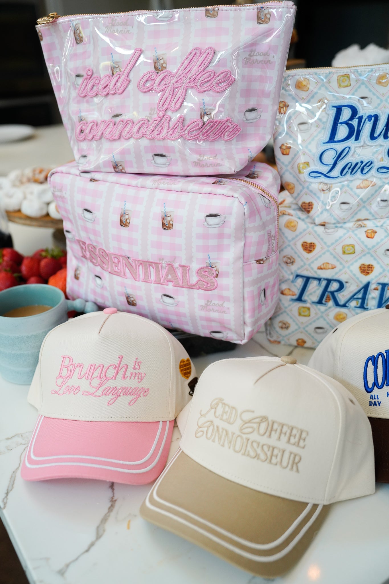 Iced Coffee Connoisseur - Tan Vintage Trucker Hat