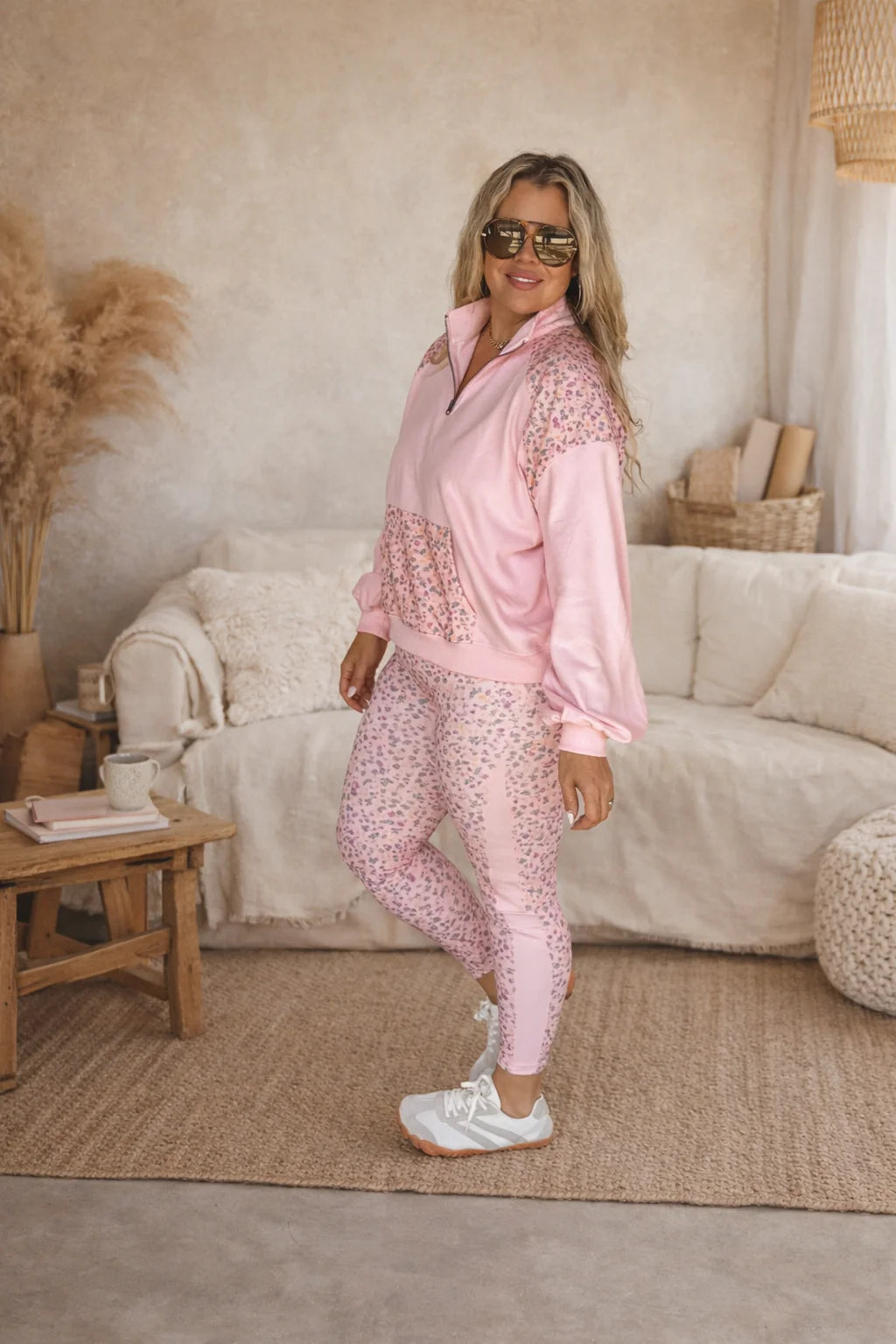 Pink Floral On the Go Leggings [[PRE-ORDER]]