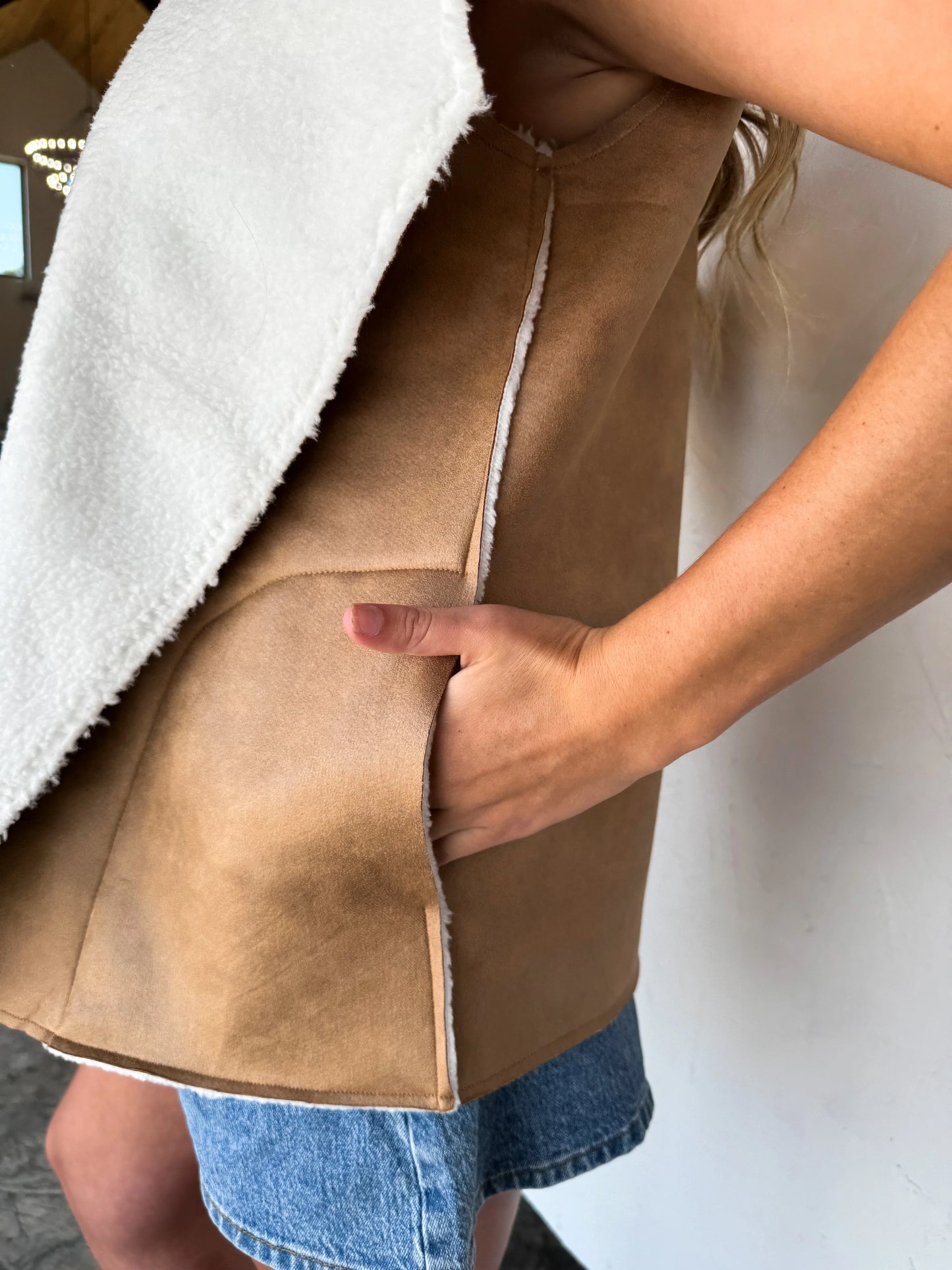 Collins Suede Vest [[PRE-ORDER]]