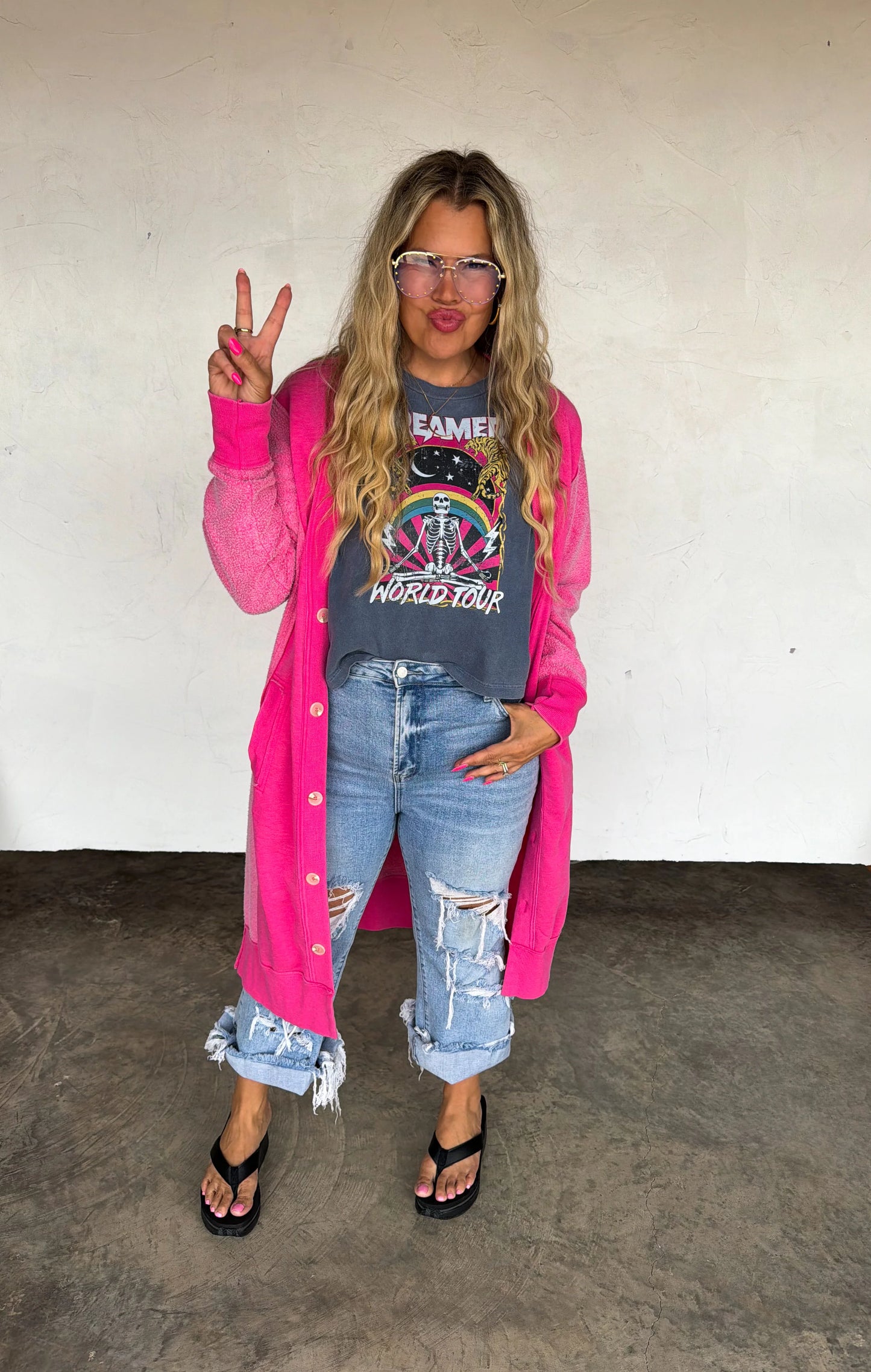 Sweatshirt Cardigan pink [[PRE-ORDER]]
