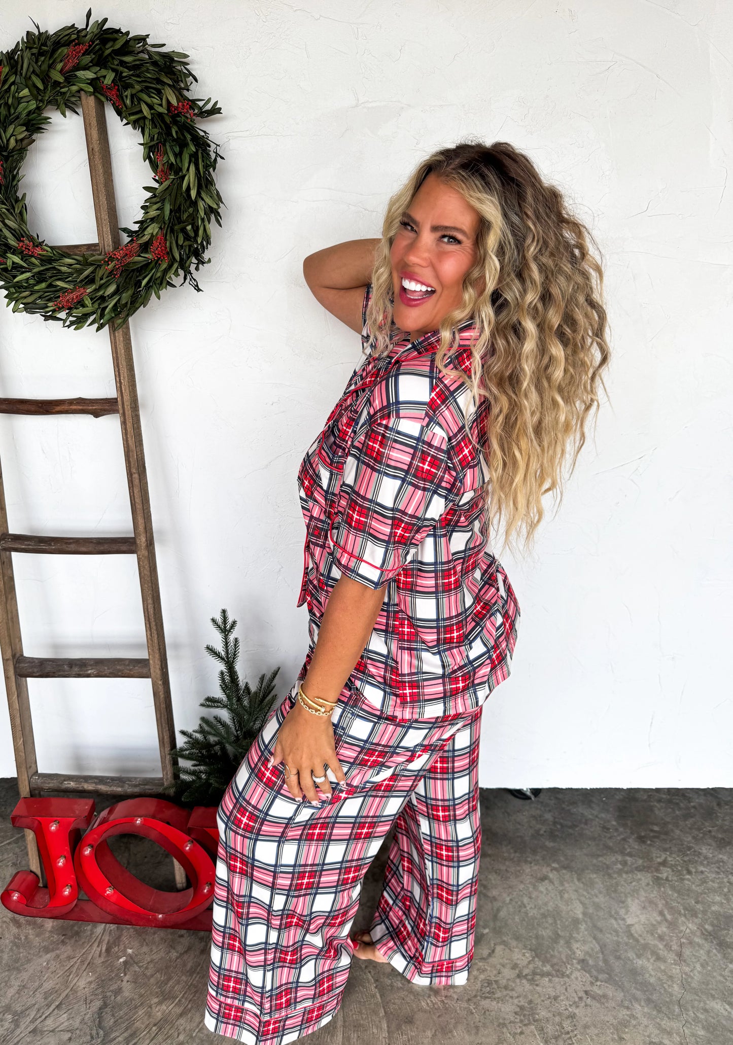 Christmas Plaid Luxe PJ set [[PRE-ORDER]]