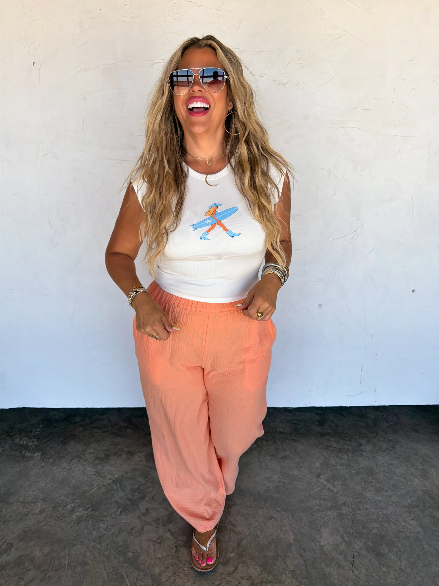 Blonde Surfer Girl Tee [[PRE-ORDER]]