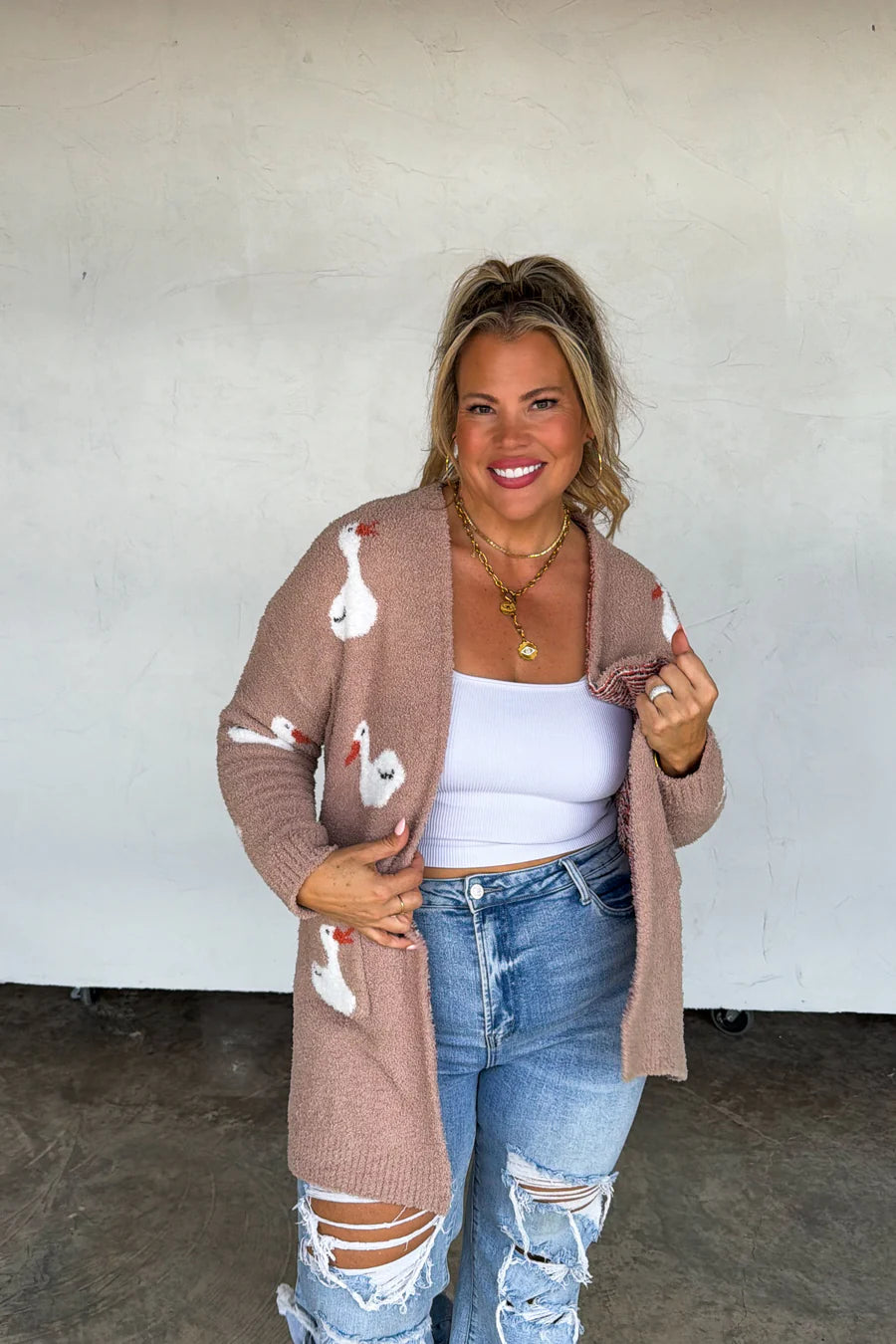 Farm Girl Cloud Cardigan in Beige [[PRE-ORDER]]