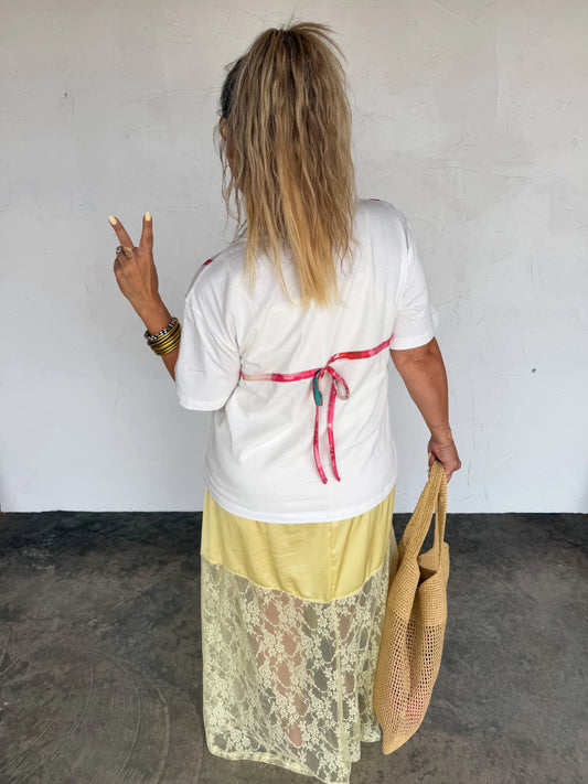 Sandy Toes Floral Bikini Tee [[PRE-ORDER]]