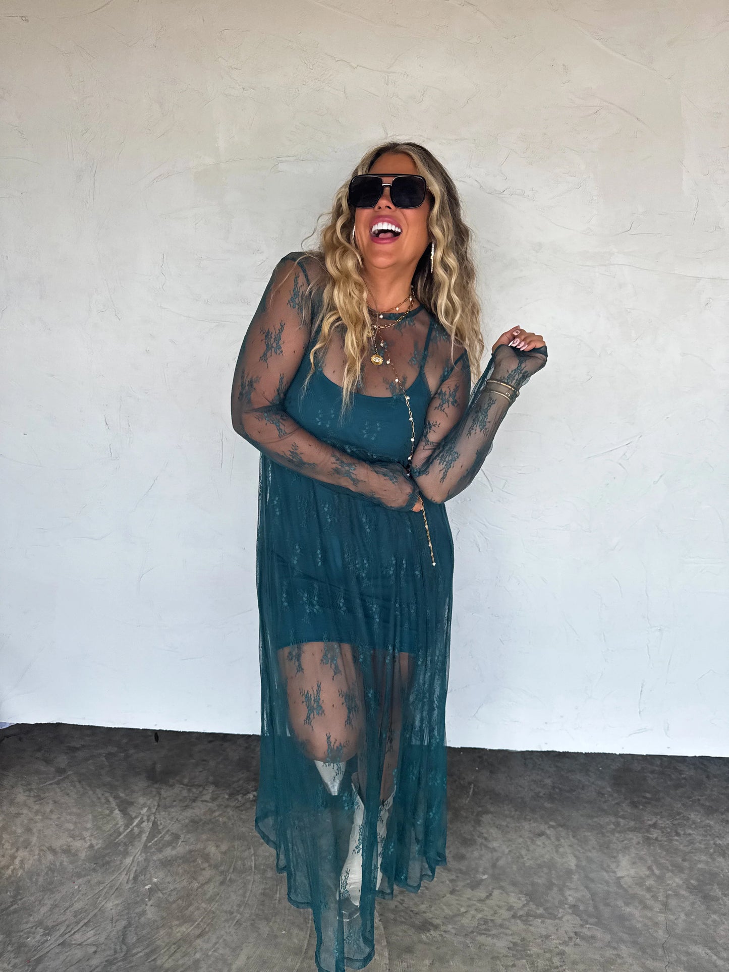 Evangeline Teal Dress [[PRE-ORDER]]