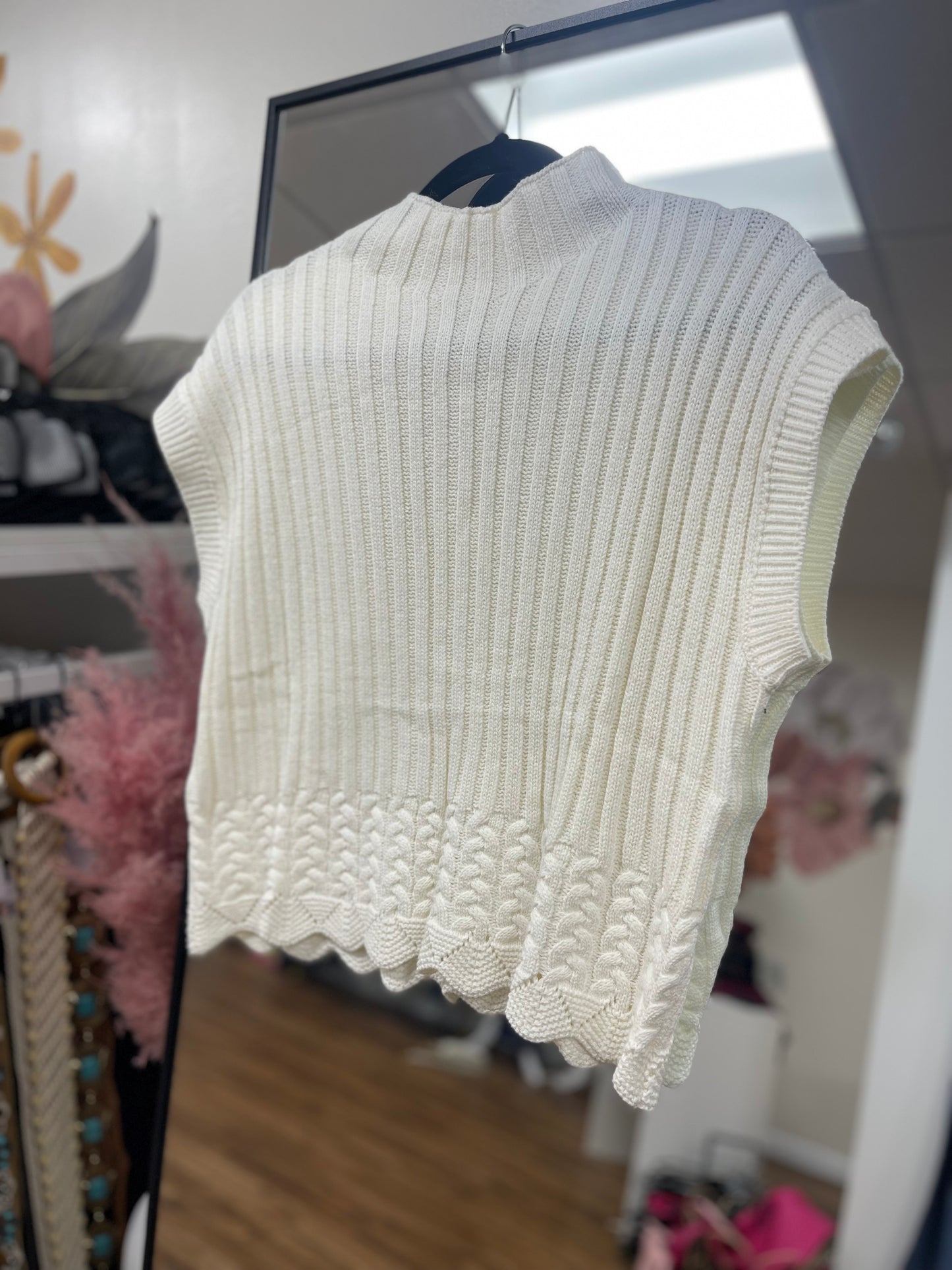 Ivory Sweater Vest