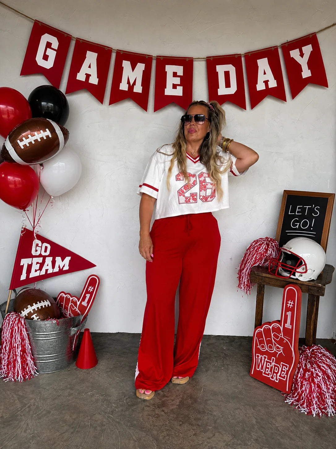 Home Team Tee in Red