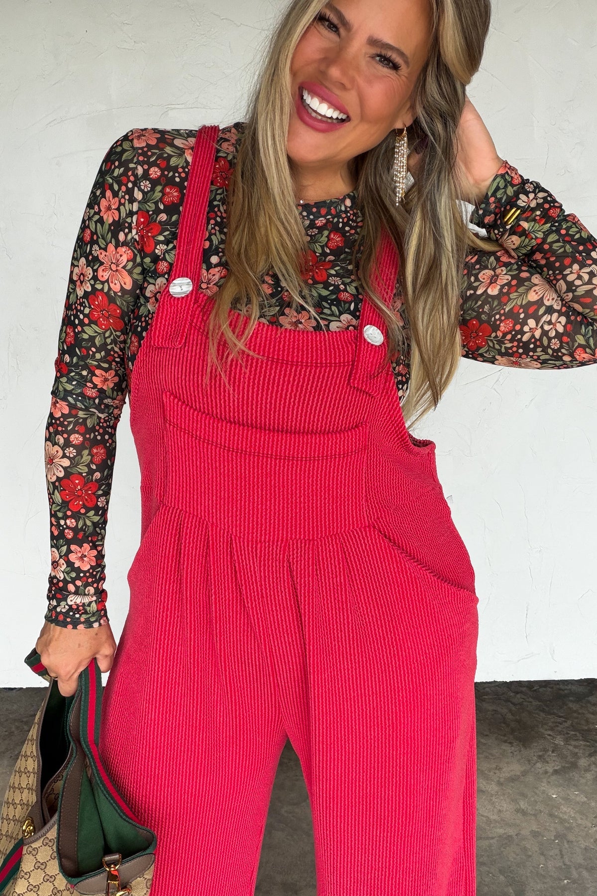 WINTER KARLI OVERALLS RED