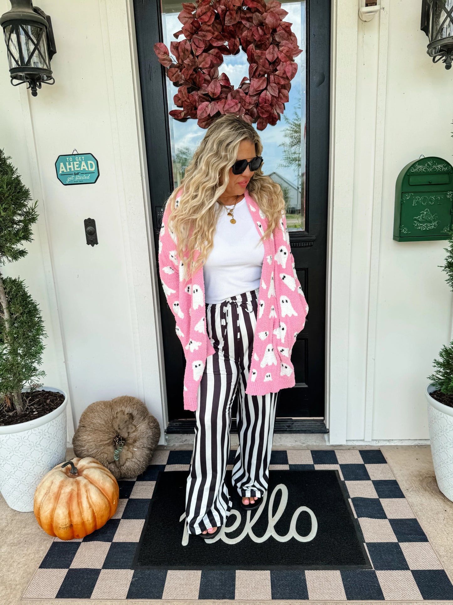 Black Vertical Vibes Striped Pants [[PRE-ORDER]]