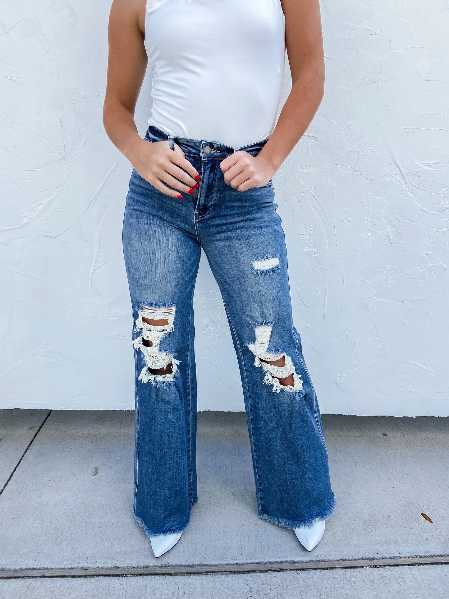 Distressed Jeans