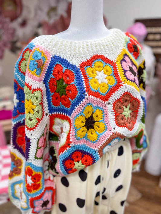 Chunky Oversized Granny Sweater