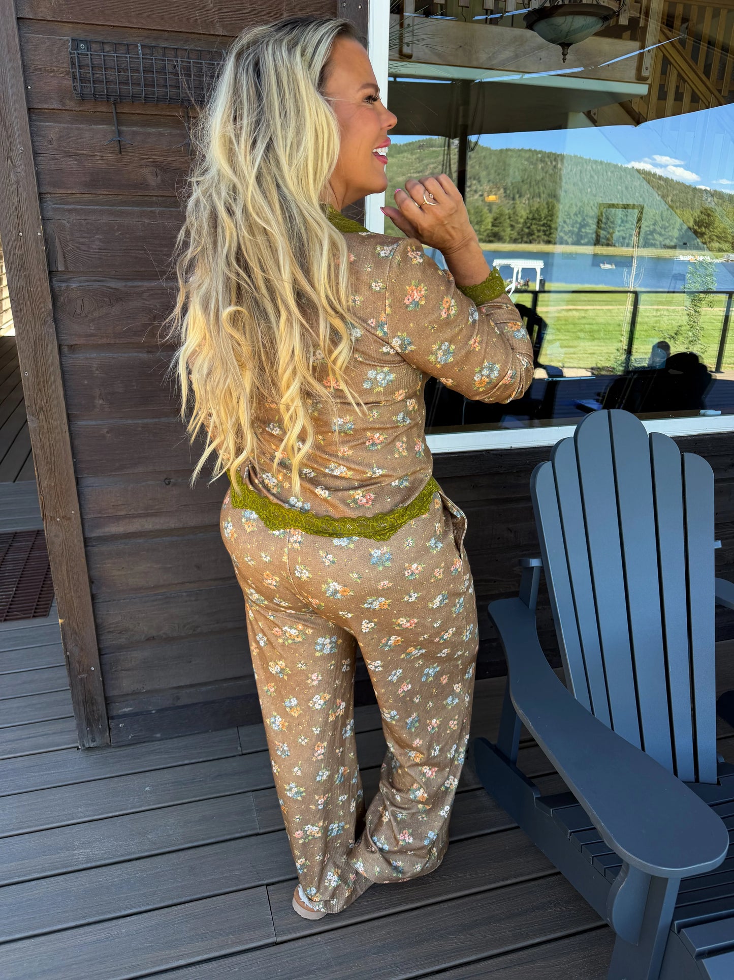 Floral & Lace PJ’s — 2 Colors