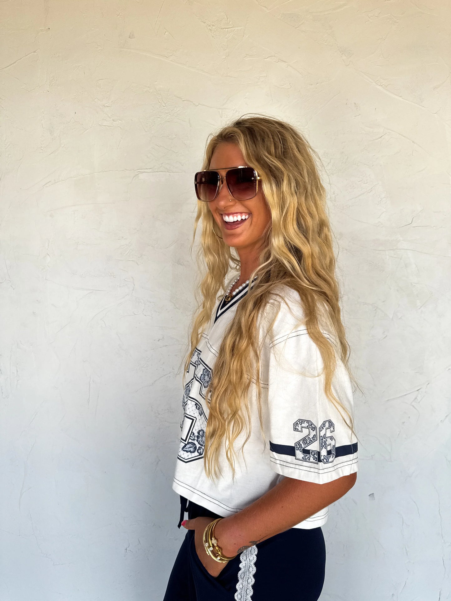 Home Team Tee in Blue