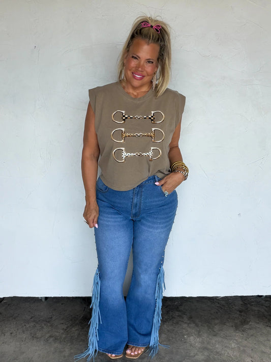 Horse Bit Graphic Tee