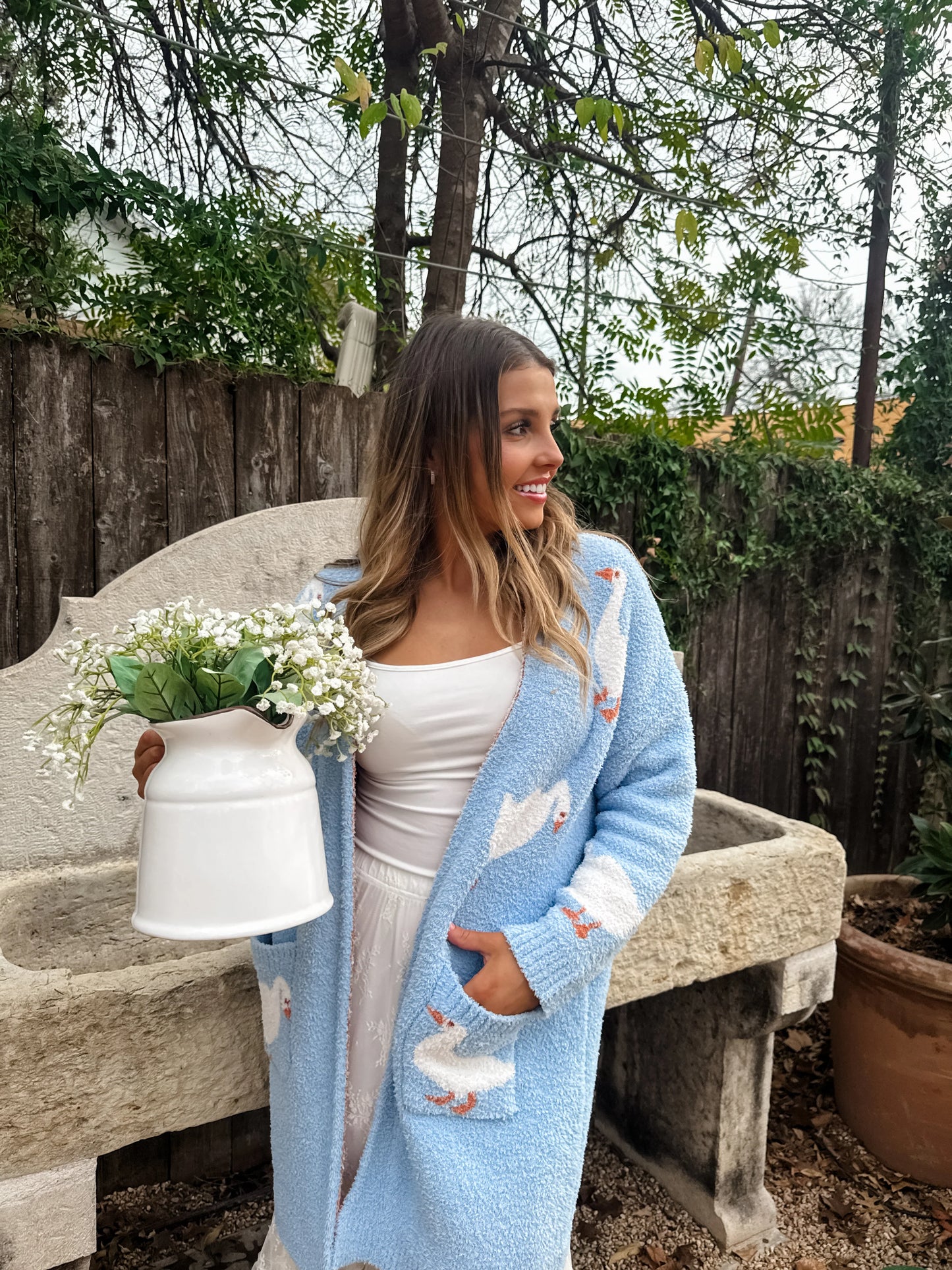 Farm Girl Cloud Cardigan in Blue [[PRE-ORDER]]